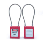 Compact Cable Pad Lock - 90 mm