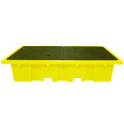 IBC Spill Pallet For 2 x 1000ltr IBCs (Removable Grid) BB2