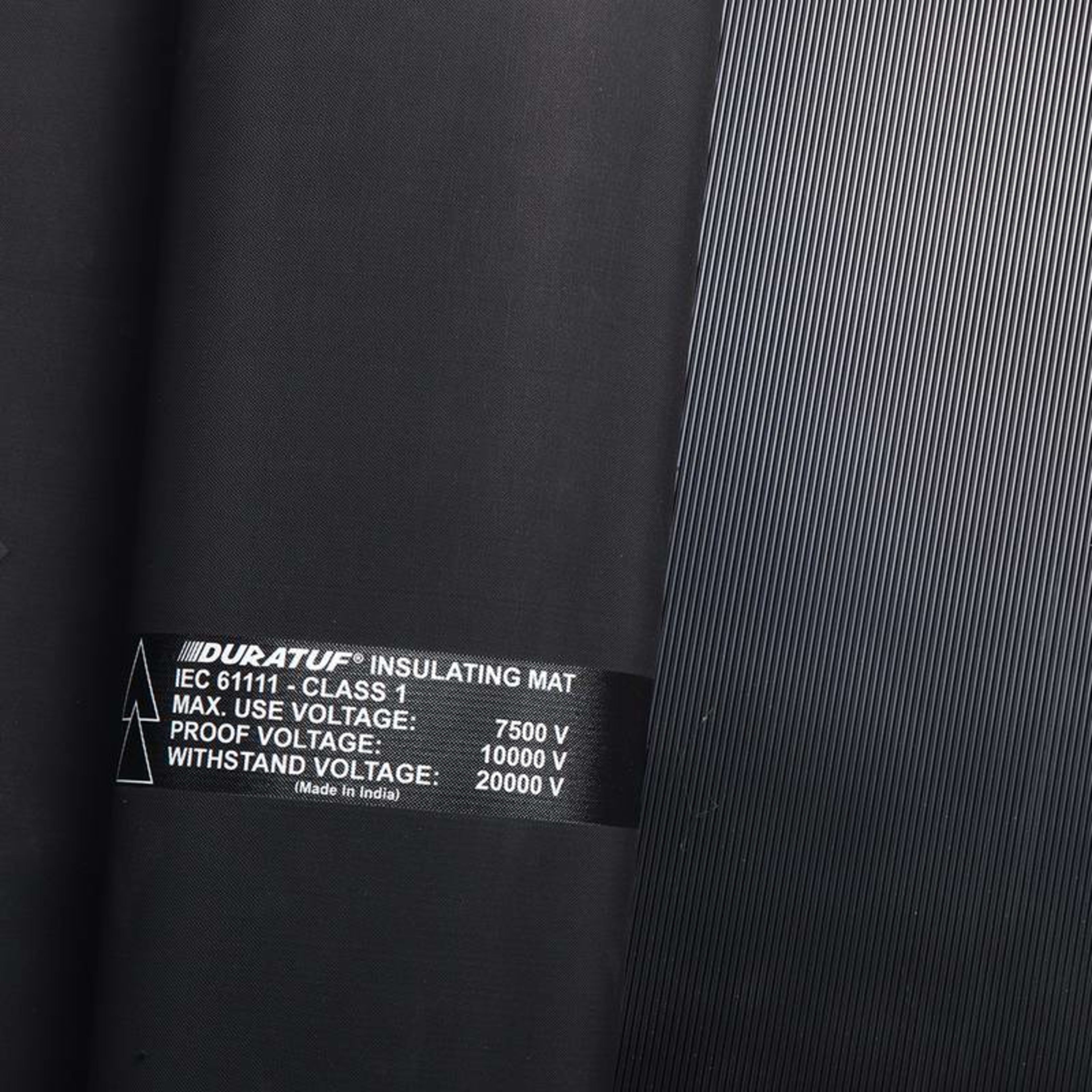 Duratuf Rubber Insulating Mats (ASTM-D-178) front view – industrial safety equipment in Saudi Arabia (KSA)
