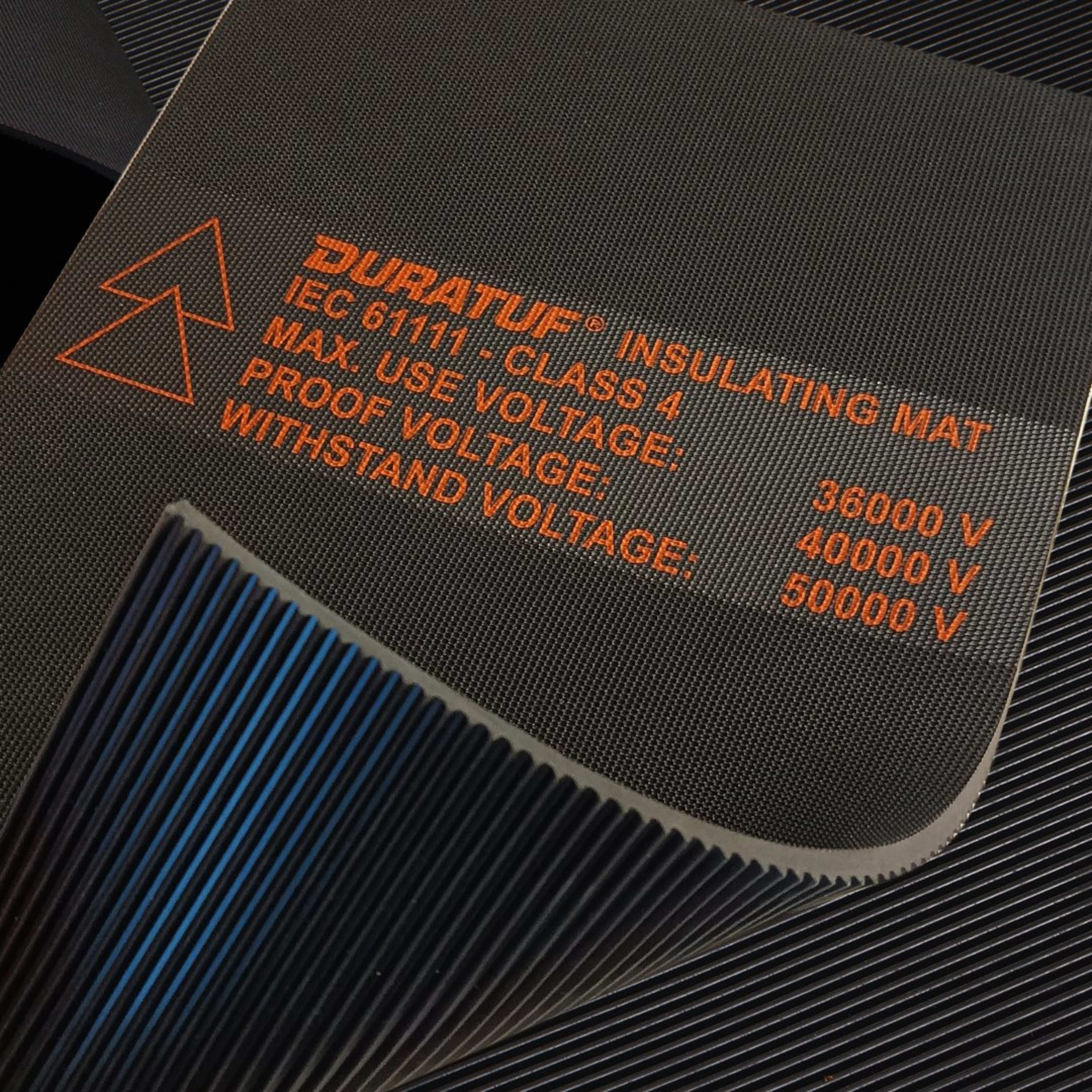Duratuf Electrical Insulating Rubber Mats – IEC 61111:2009 specifications – industrial safety equipment in Saudi Arabia (KSA)