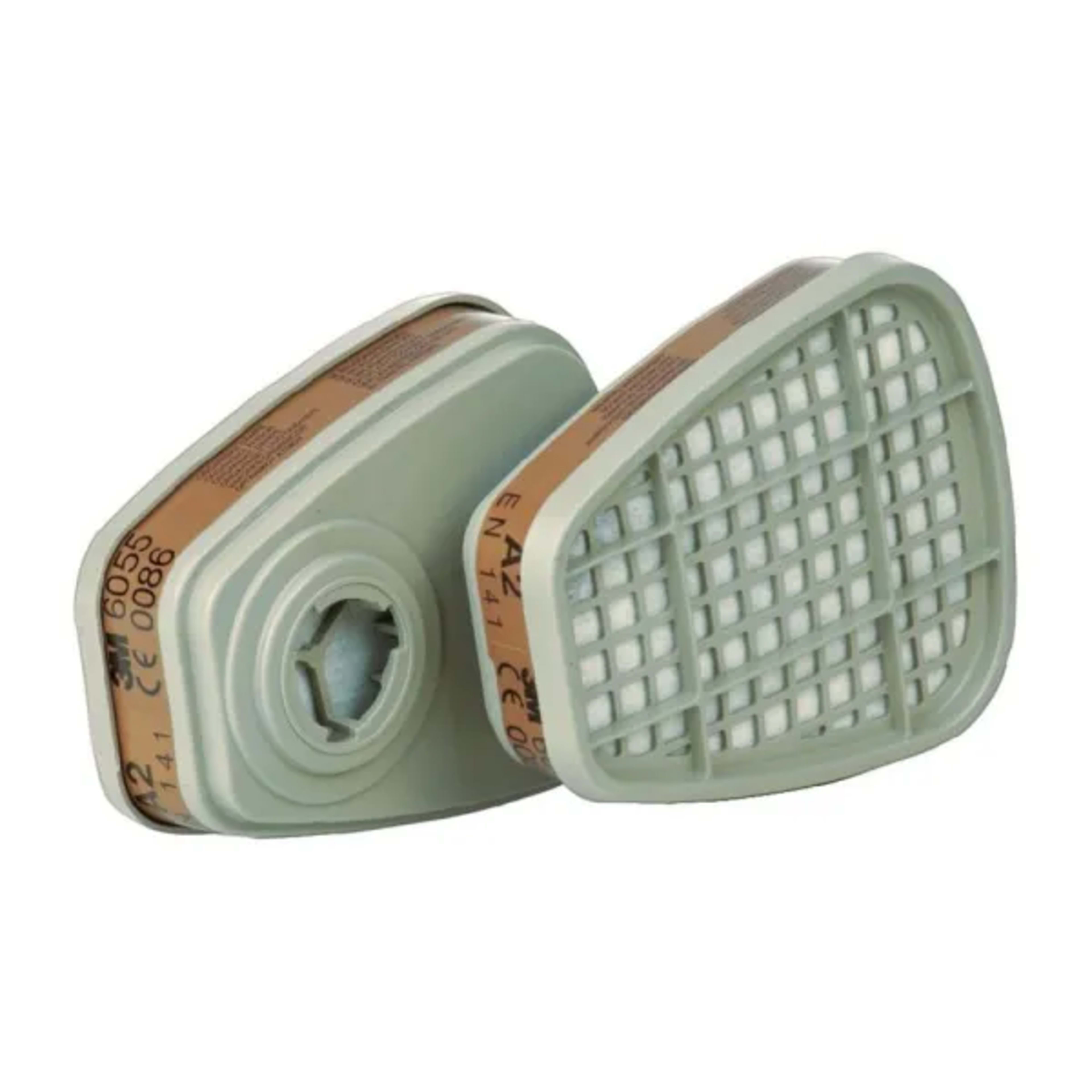 3M 6055 Gas and Vapour Filter, A2 front view – 3M safety product in Saudi Arabia (KSA)