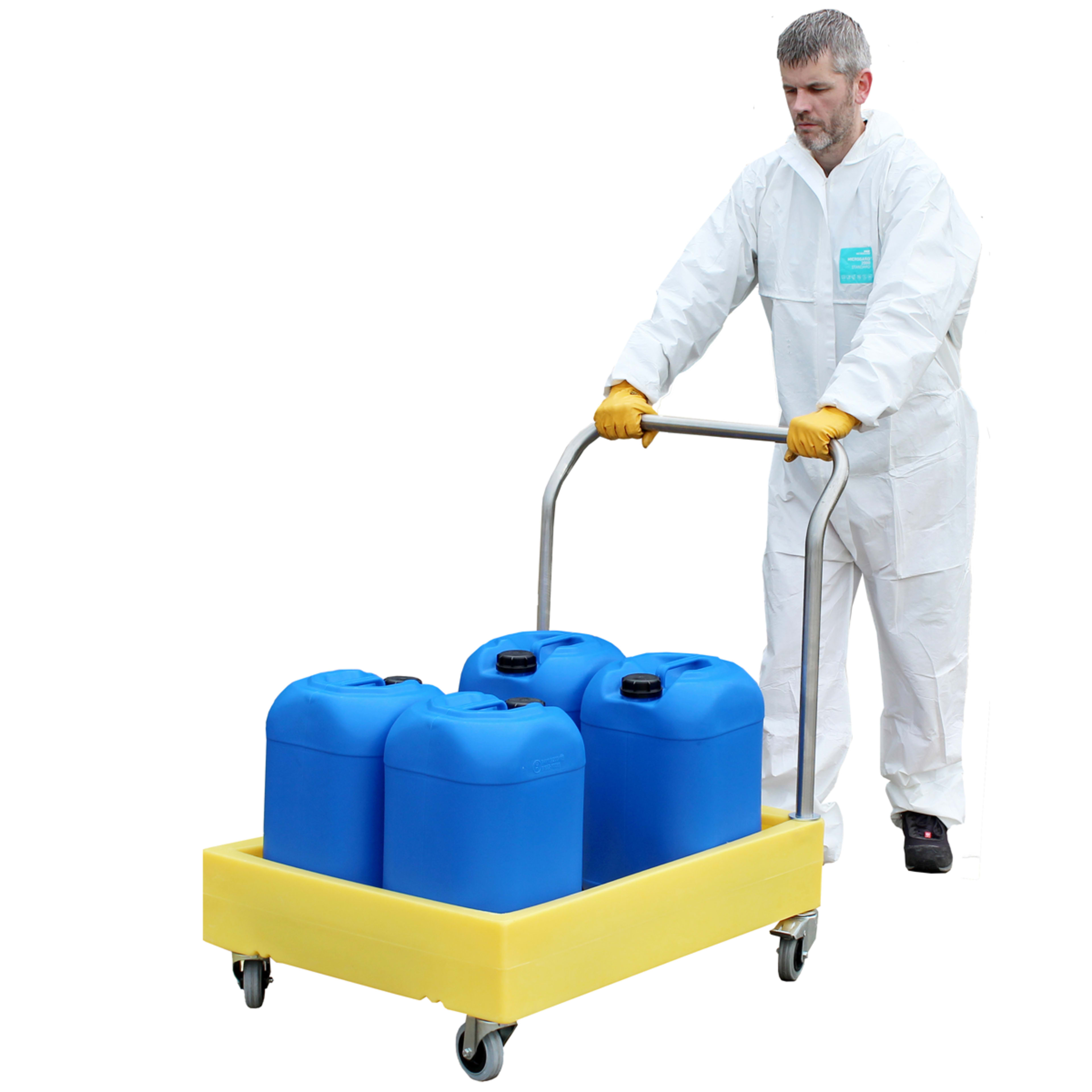 Poly Trolley (For Small Containers) Romold BT100 detailed view – spill containment pallet in Saudi Arabia (KSA)