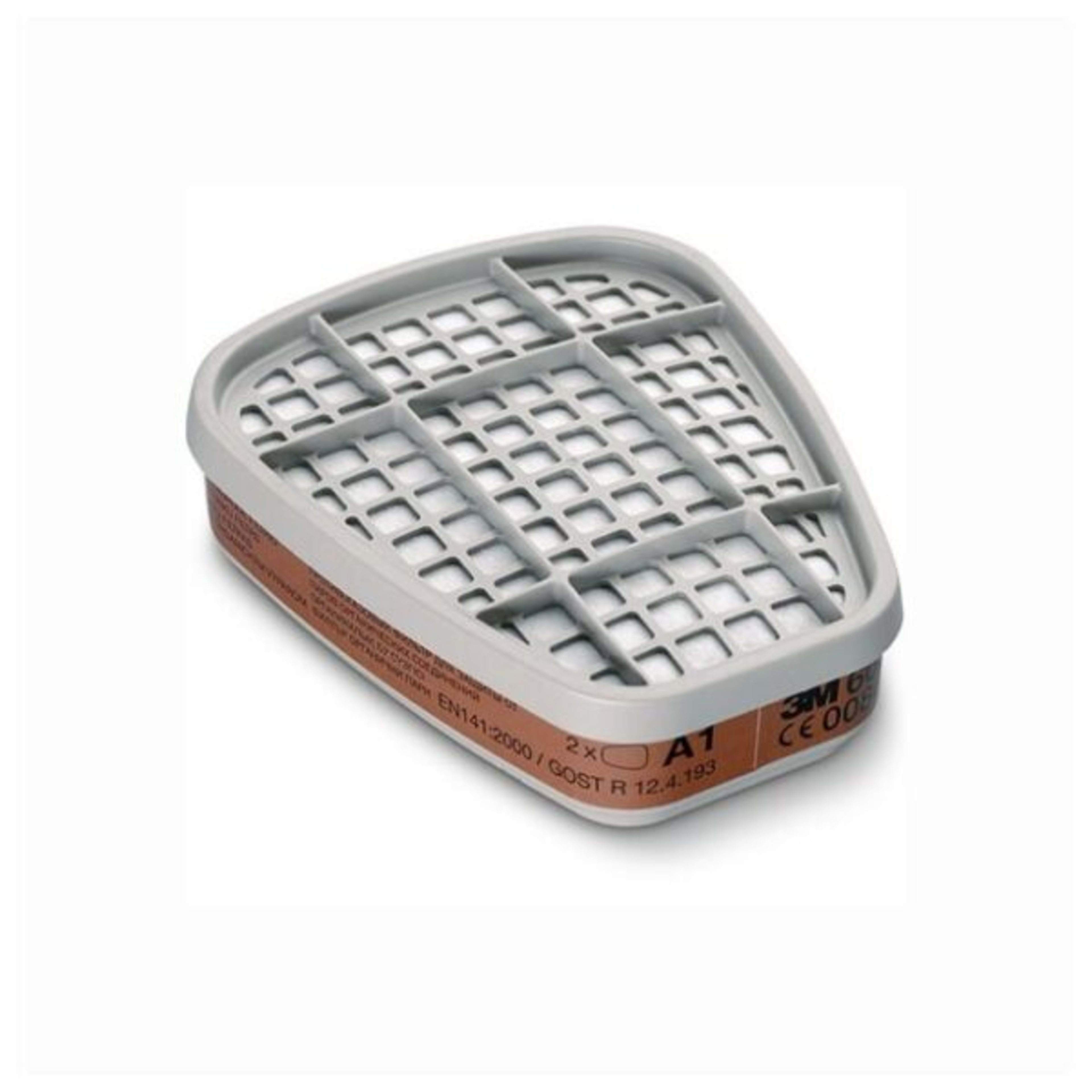 3M Gas and Vapour Filters 6051, A1 side angle | buy 3M safety product from Saudistark KSA