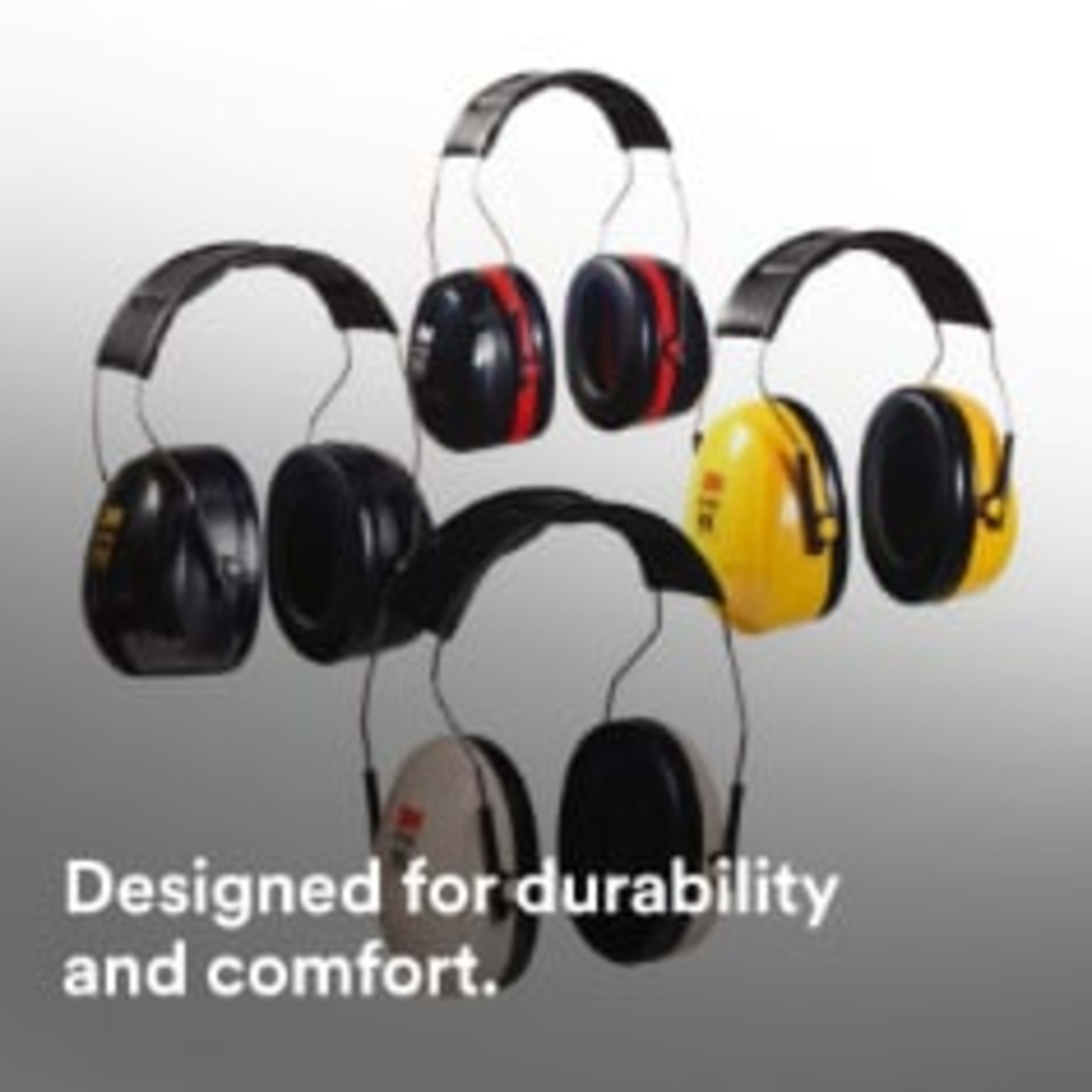 3M™ Peltor™ Optime™ 105 Earmuffs H10A, Over-the-Head side angle | buy 3M safety product from Saudistark KSA
