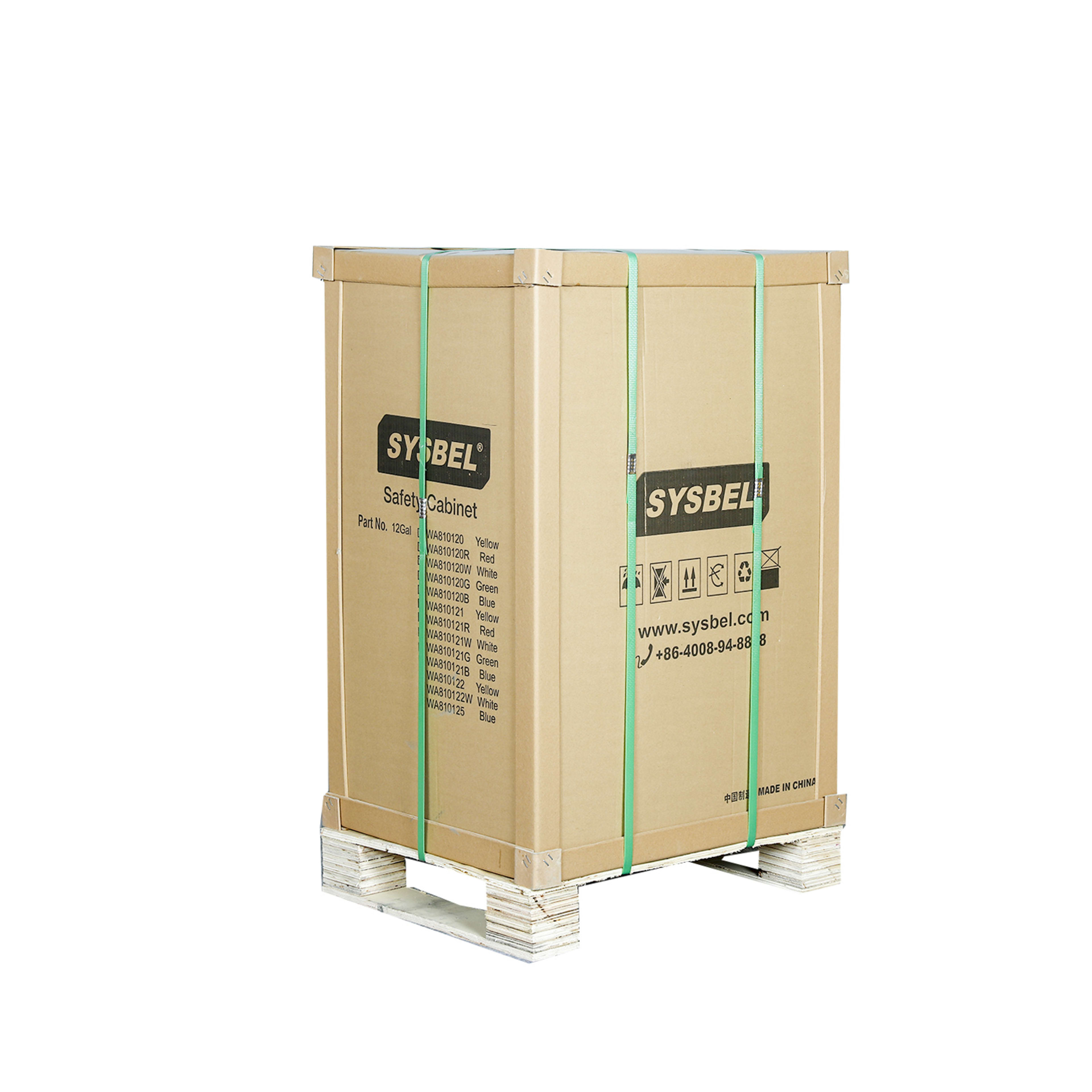 Sysbel CE Approved 4 Gal Flammable Liquid and Chemicals front view – industrial safety equipment in Saudi Arabia (KSA)