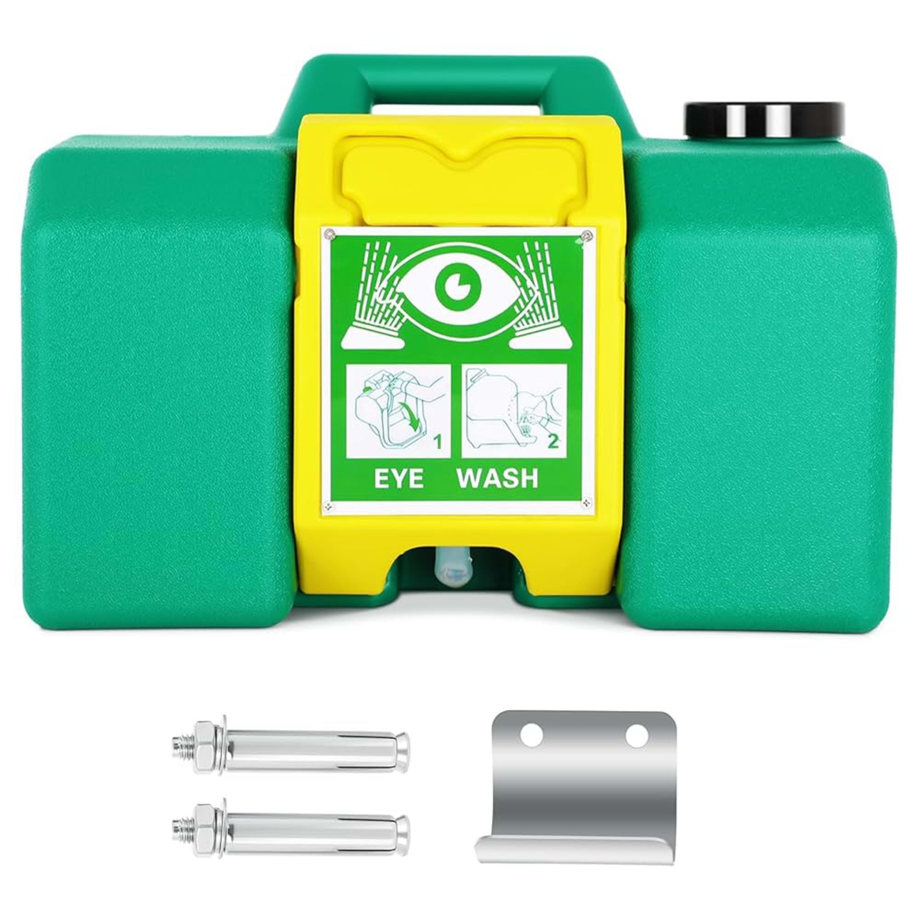 Portable Eyewash Eye Wash Station 8 Gallon - Ocufresh front view – industrial safety equipment in Saudi Arabia (KSA)