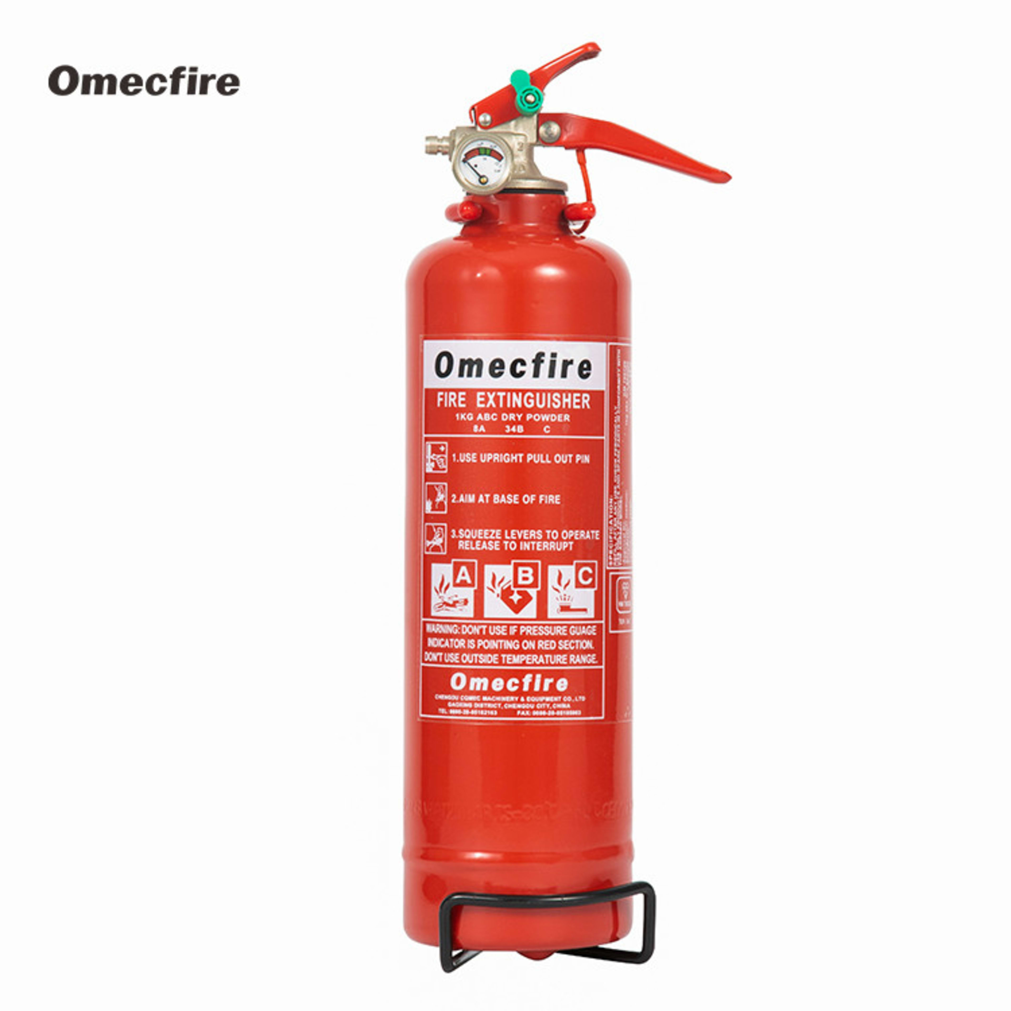 20lbs ABC Dry Powder Portable Fire Extinguisher 6A 80BC UL ULC Approved close-up | buy fire extinguisher from Saudistark KSA