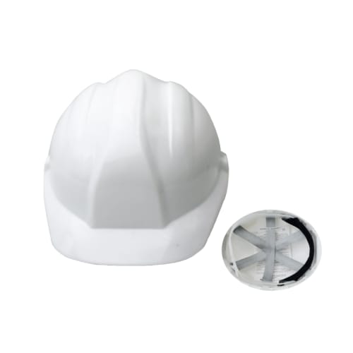 Vaultex VHRT Ratchet Safety Helmet With Plastic Suspension – WHITE