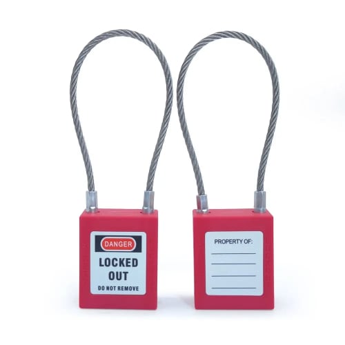 Compact Cable Pad Lock - 90 mm