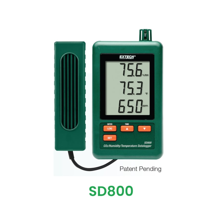SD800 CO2/Humidity/ Temperature Datalogger