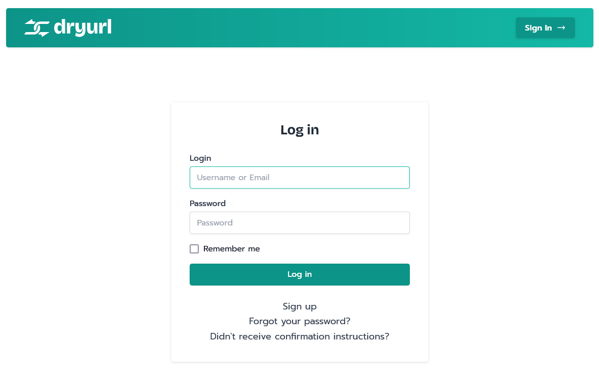 Login or Sign Up