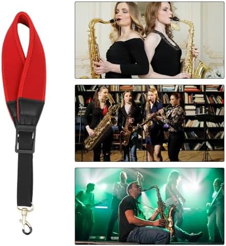 Vue 4 de Sangle Pour Saxophone Tenor