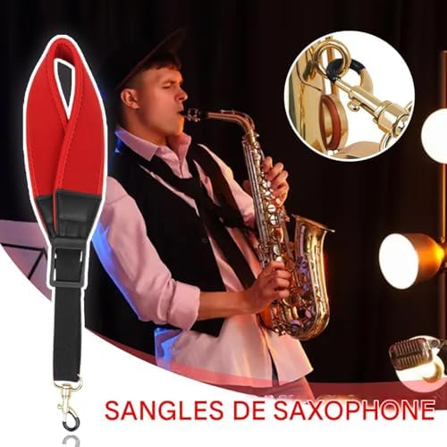 Vue 7 de Sangle Pour Saxophone Tenor