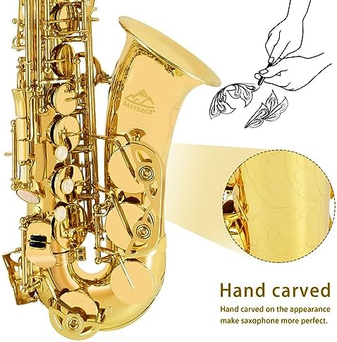 Vue 4 de Eastrock Saxophone Alto