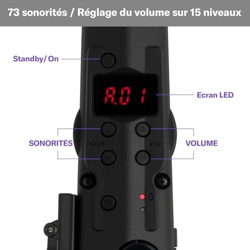 Vue 3 de Yamaha Yds Saxophone Numerique