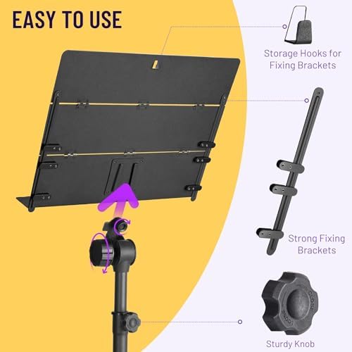 Vue 6 de Cahaya Pupitre Triple Pliable