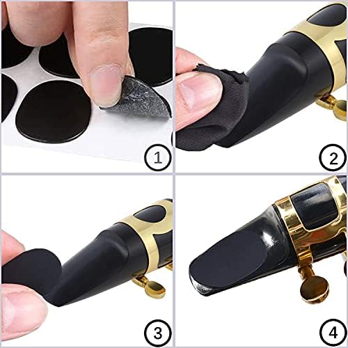 Vue 4 de Pieces Coussins Dembouchure Saxophone