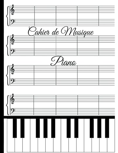 Cahier De Musique Piano