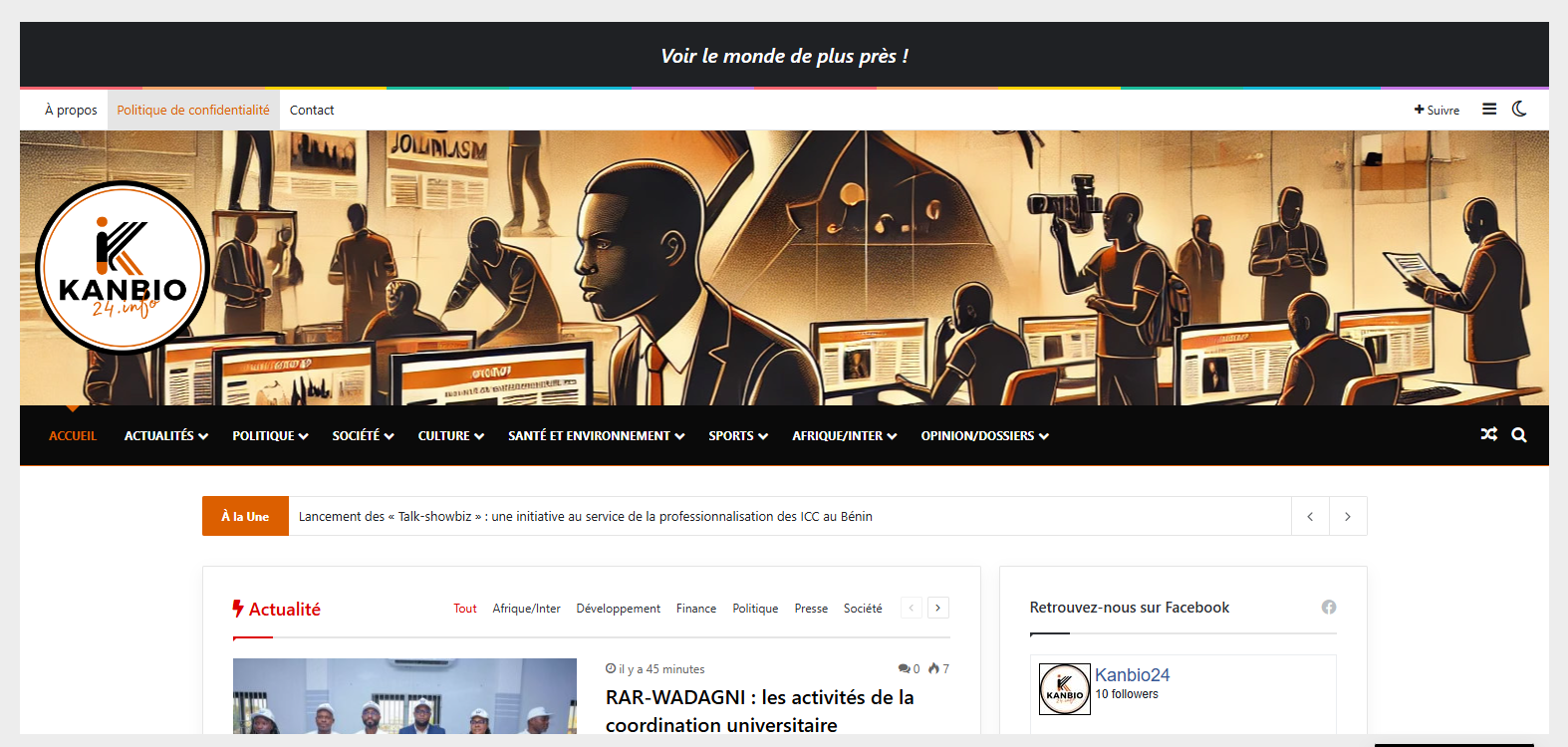 Kanbio24 - Média d'Information Béninois