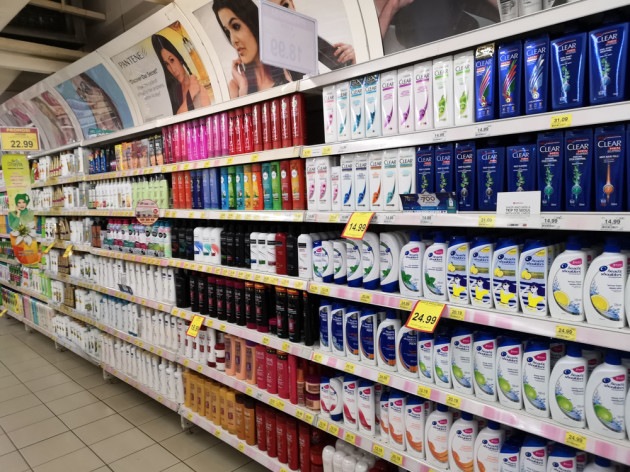 Supermarket aisle with shampoo, Source: Shutterstock/Zety Akhzar