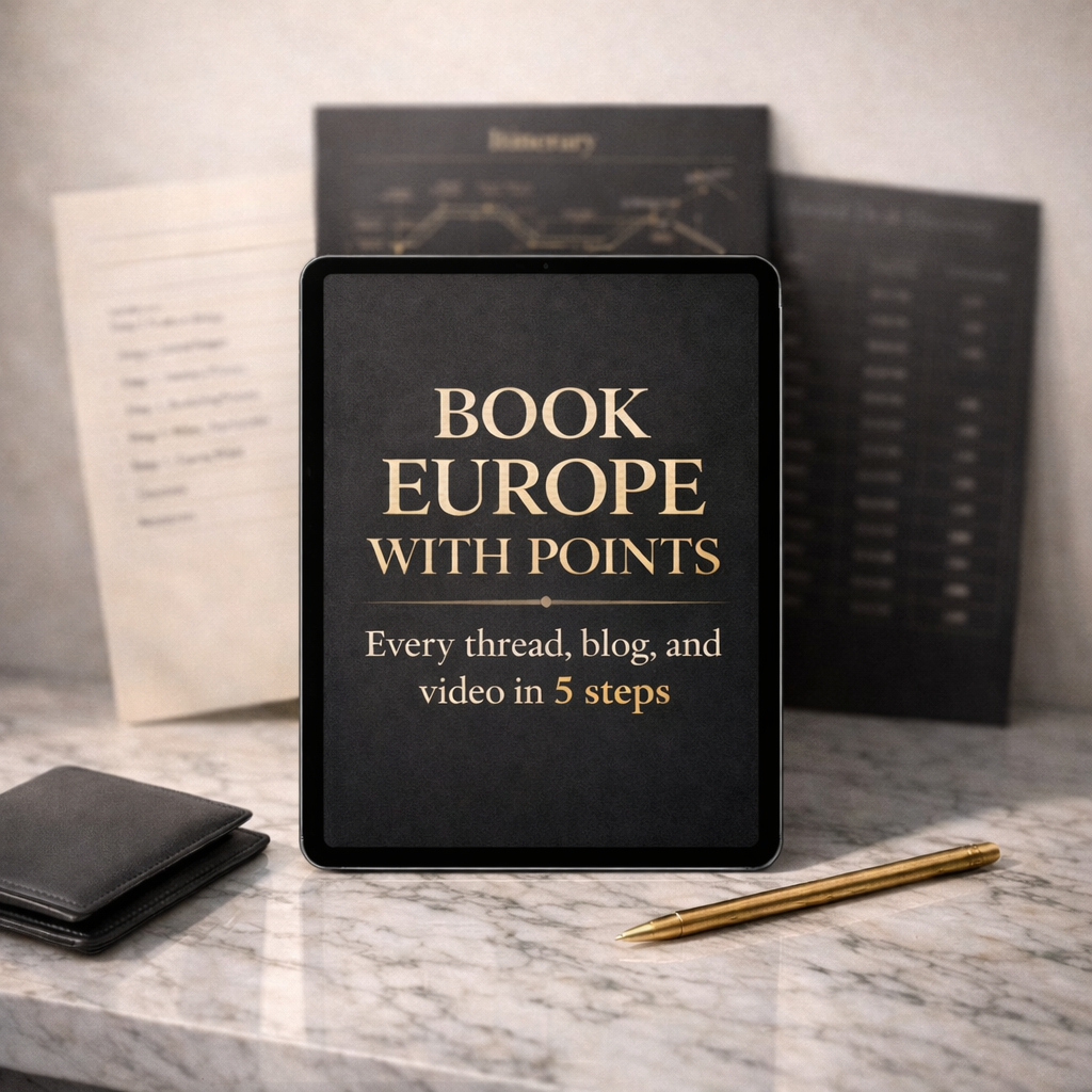 Book Europe With Points Guide