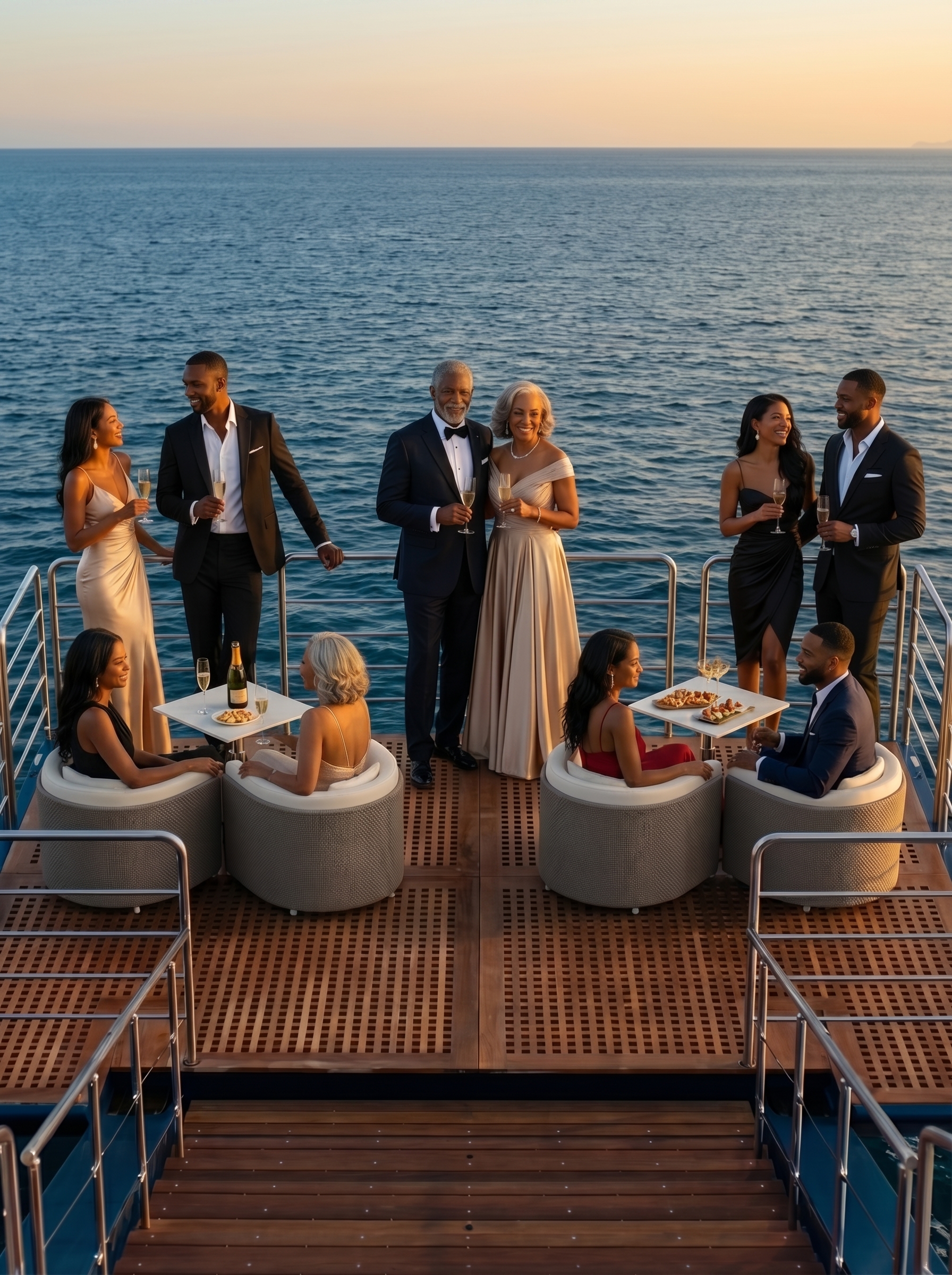 Family connection at sea