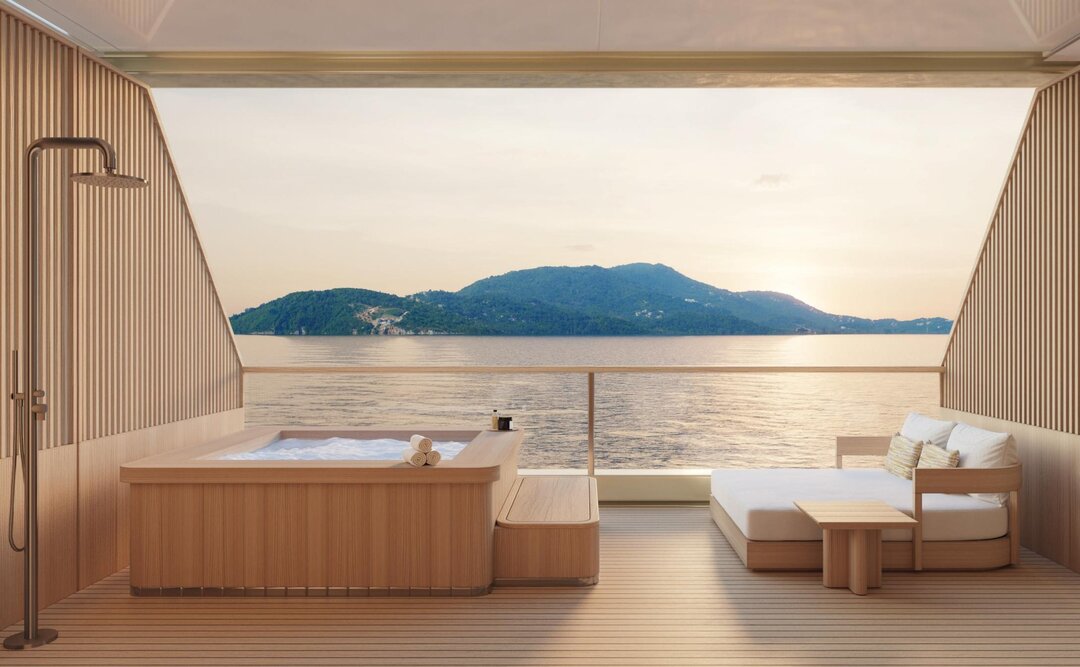 Luxury yacht honeymoon