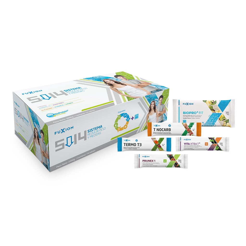 PACK5/14 Completo sistema de  salud, cinco productos  para los comprometidos  con su peso ideal