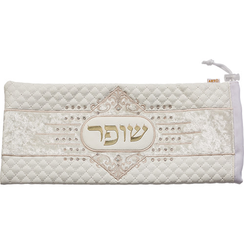תיק לשופר מהודר דמוי עור עם רקמה 20X42 ס"מ - תמונה 1