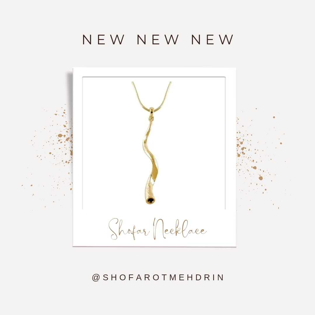 שרשרת תליון שופר גדול Yemenite Shofar Necklace - תמונה ממוזערת 4
