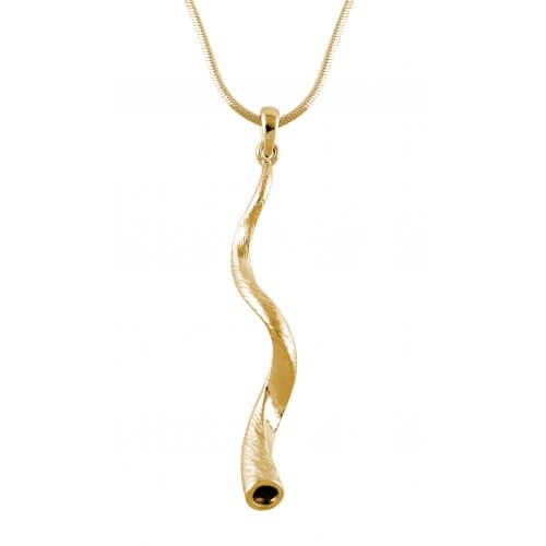 שרשרת תליון שופר גדול Yemenite Shofar Necklace
