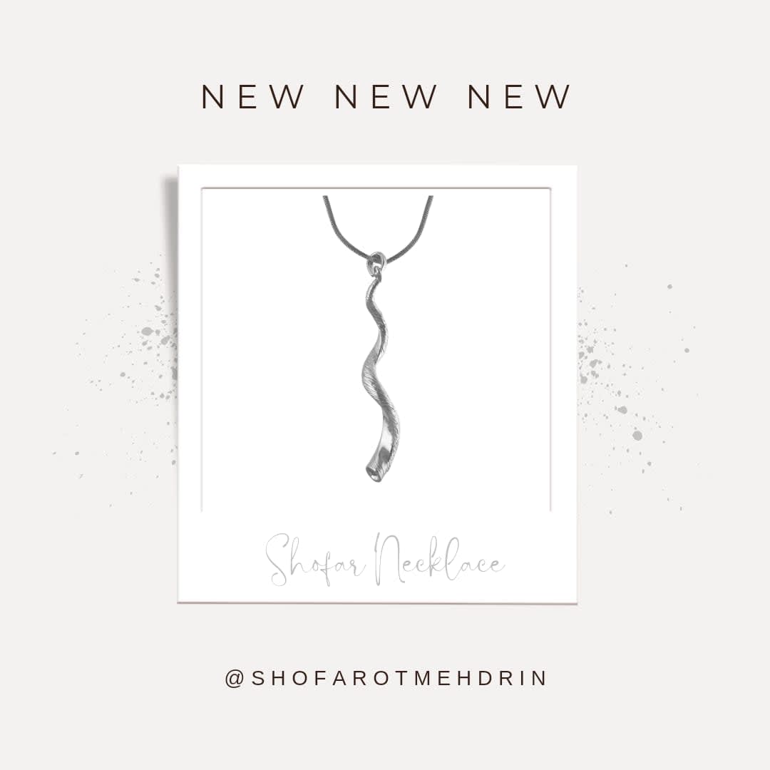 שרשרת תליון שופר גדול Yemenite Shofar Necklace - תמונה ממוזערת 5
