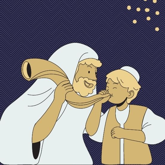 תְּקִיעַת שׁוֹפַר ליְלָדִים