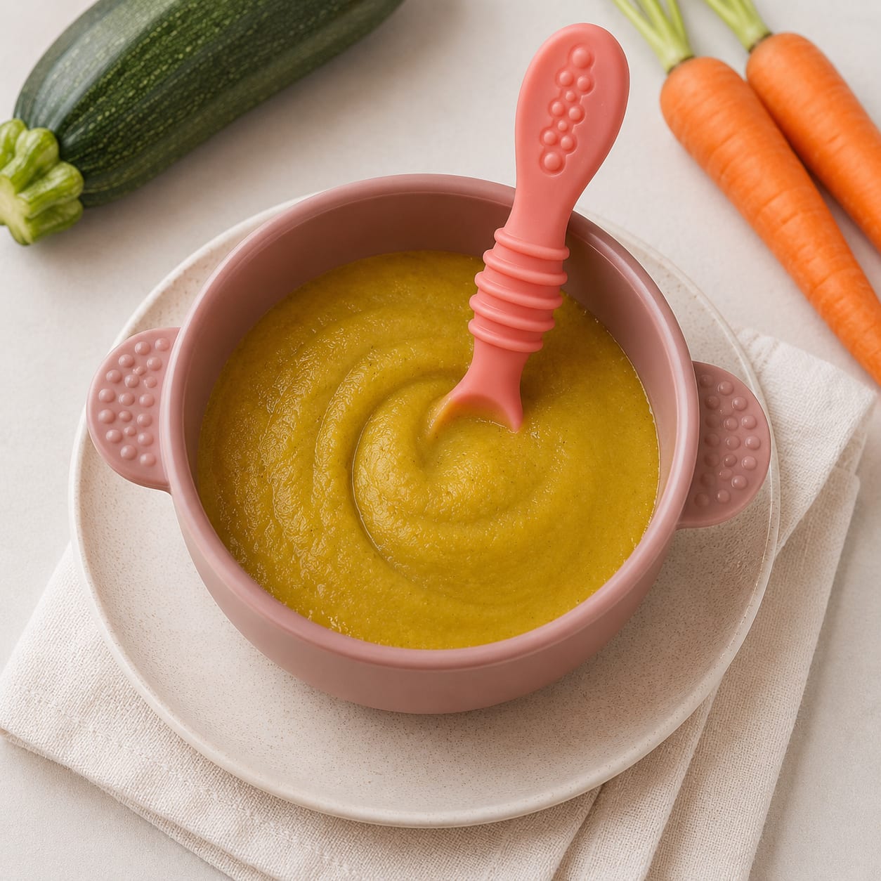 Puré de Curgete e Cenoura