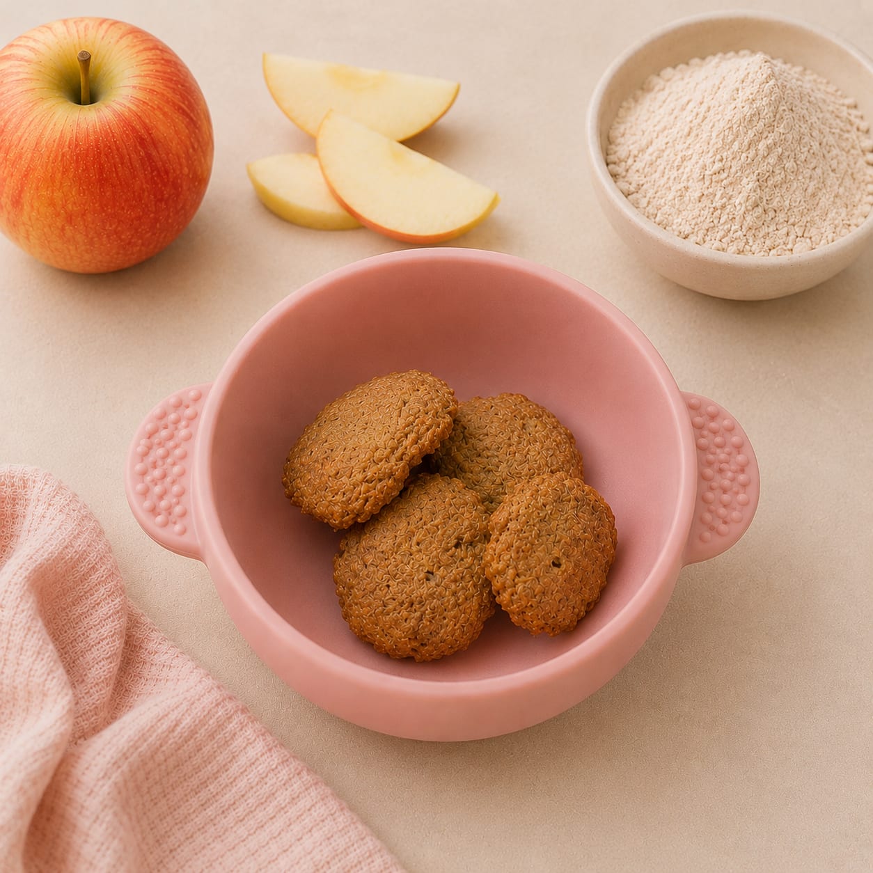 Biscoitos de Espelta e Maçã