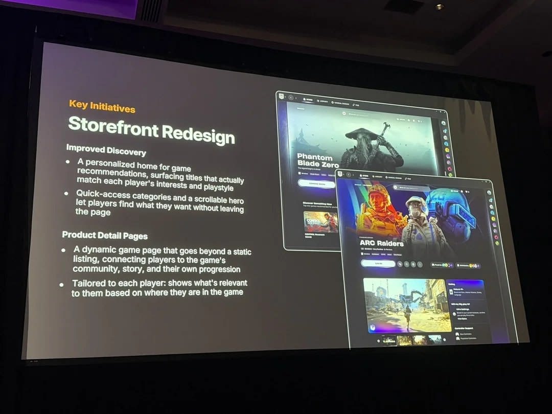 Epic Games Store ждёт полный редизайн в течение года