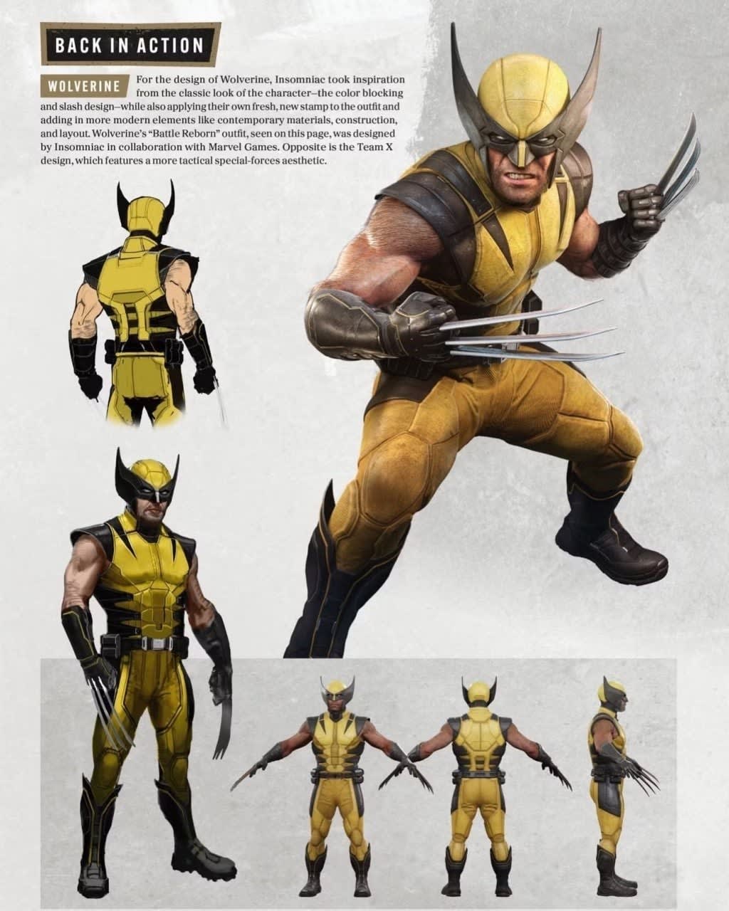 Первые концепт-арты Marvel's Wolverine показали дизайн Логана и врагов