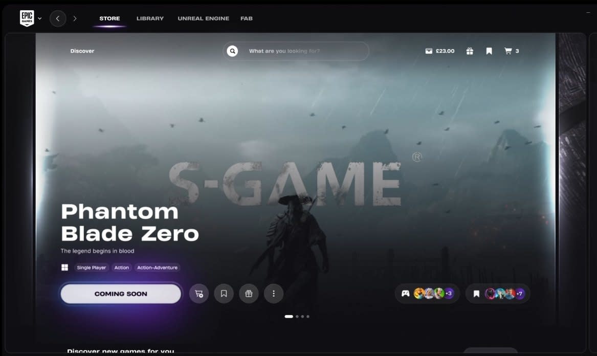 Epic Games Store ждёт редизайн, а Fortnite получит коллабы с Sonic Racing и Phantom Blade Zero