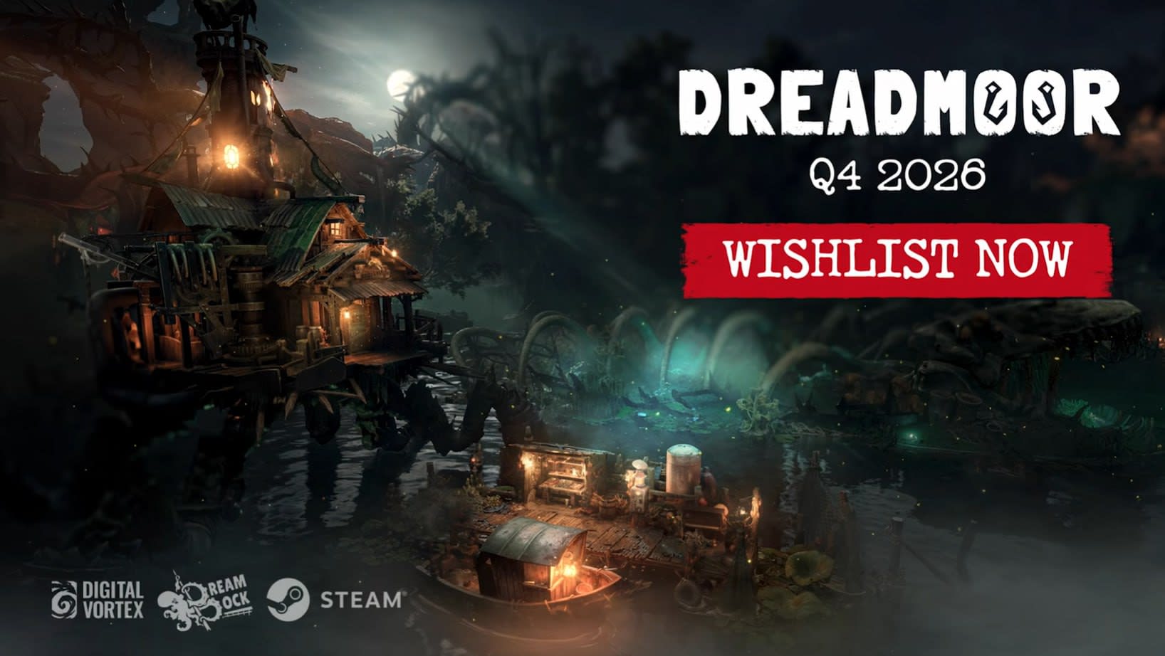 Dreadmore выходит атмосферная игра про рыбалку на болотах