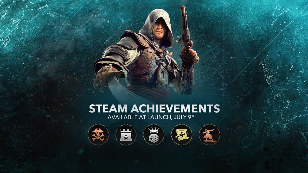 Assassin's Creed Black Flag Resynced: достижения в Steam с первого дня