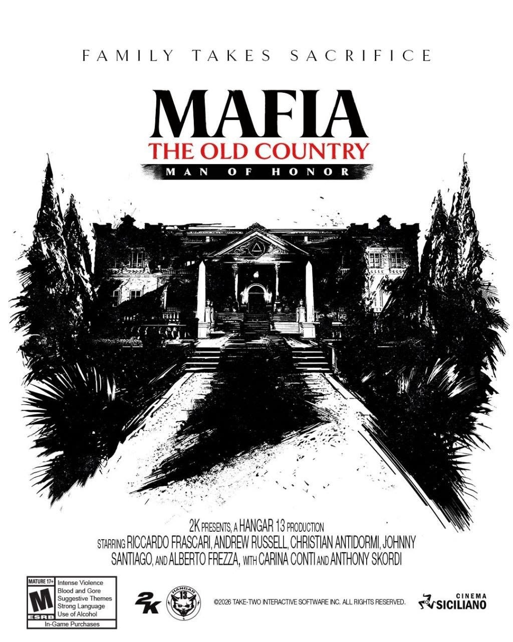 Опубликован постер DLC Man of Honor для Mafia: The Old Country