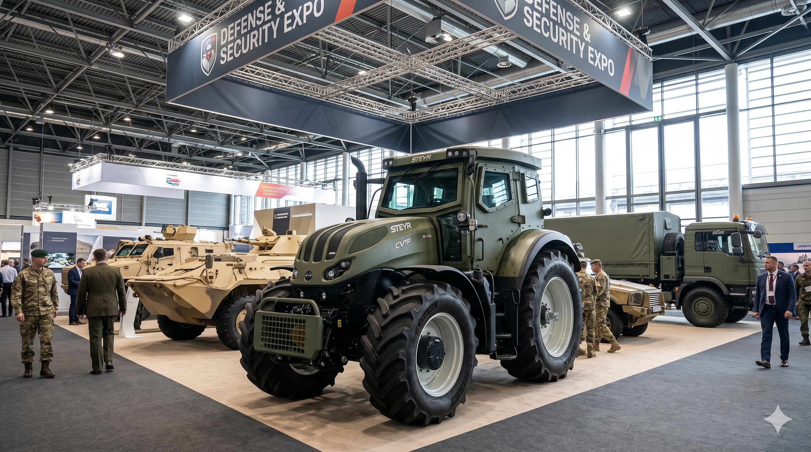 STEYR představuje obrněný traktor na Eurosatory 2026 — Terrus CVT získává ochranu NATO STANAG úrovně 3