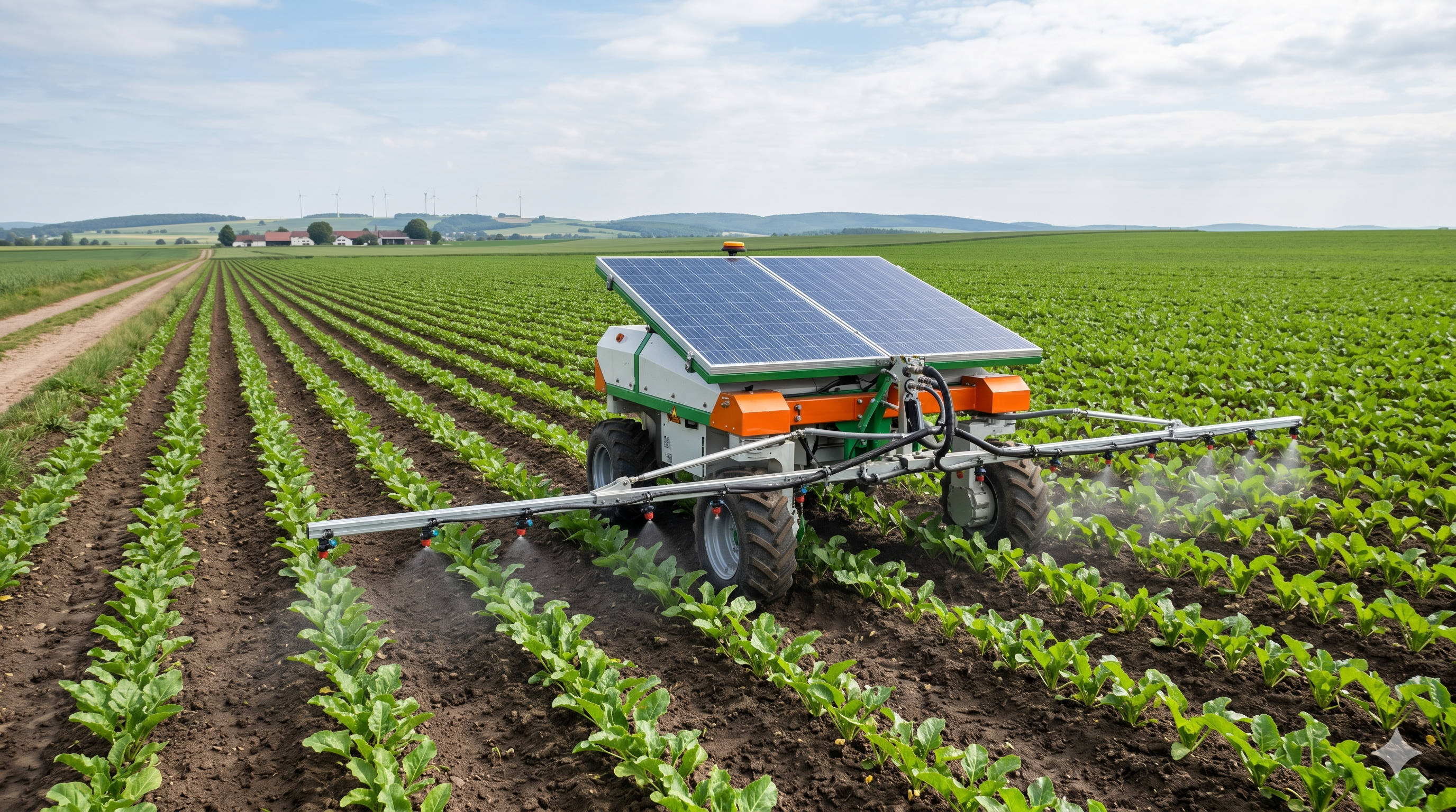 FarmDroid +Spray šetří 94 procent pesticidů — dánský robot mikropostřikuje jednotlivé rostliny