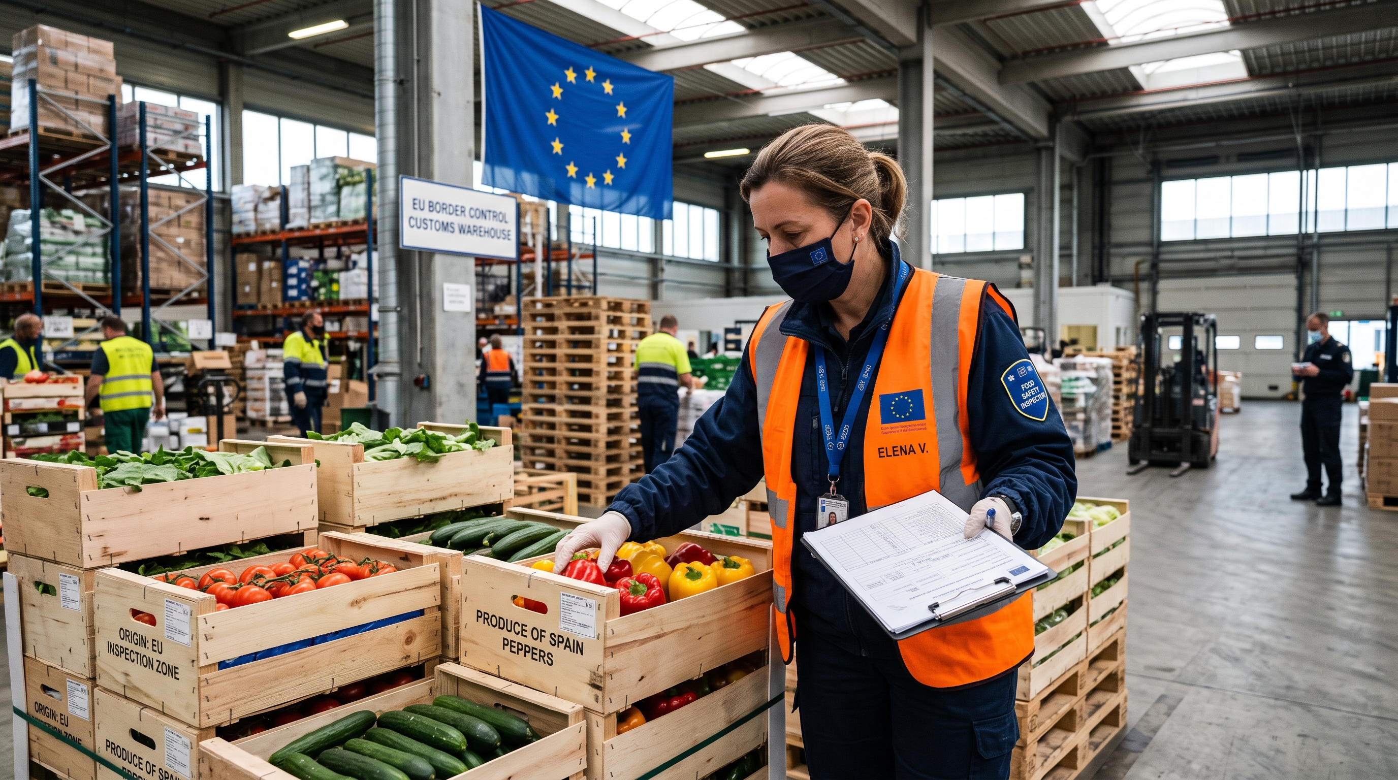 EU od roku 2026 zdvojnásobuje kontroly dovozu potravin ze třetích zemí — cílem jsou pesticidy a zdraví zvířat