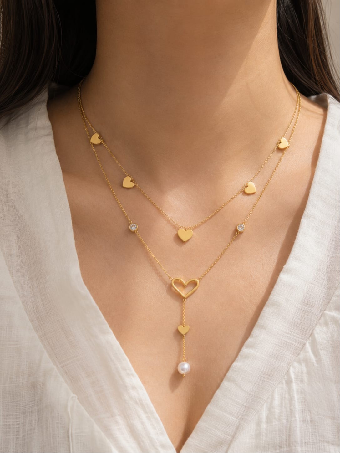 Amora Layered Necklace thumbnail 2