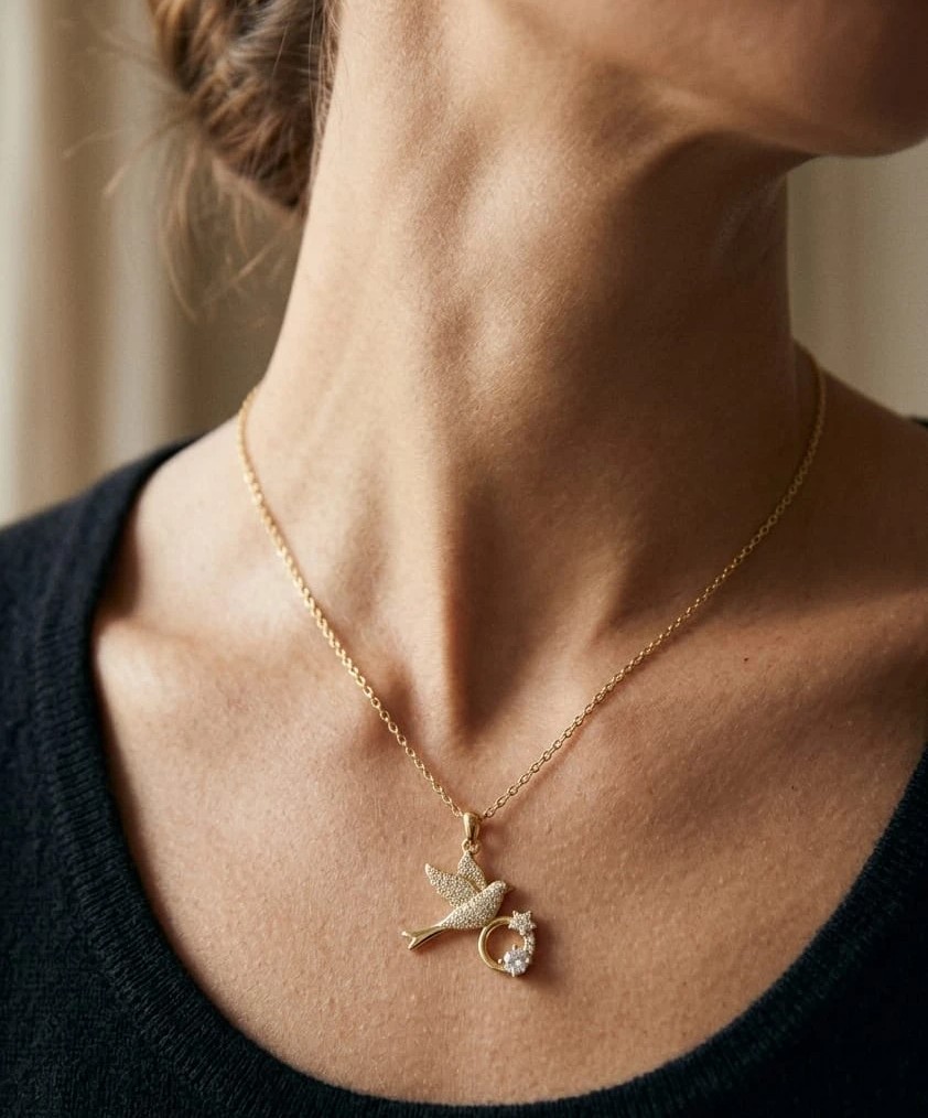 Bird Necklace thumbnail 2