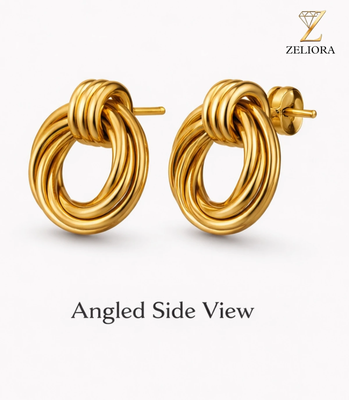 Dual Orbit Earrings thumbnail 2
