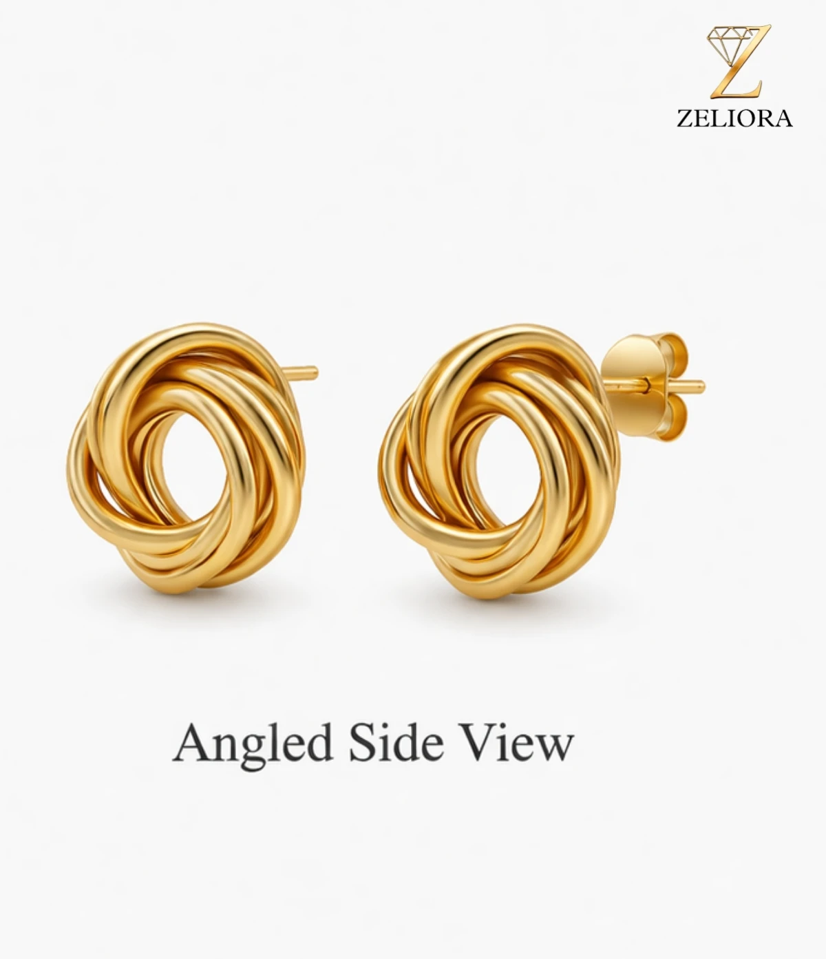 Aurelia Knot Earrings thumbnail 2