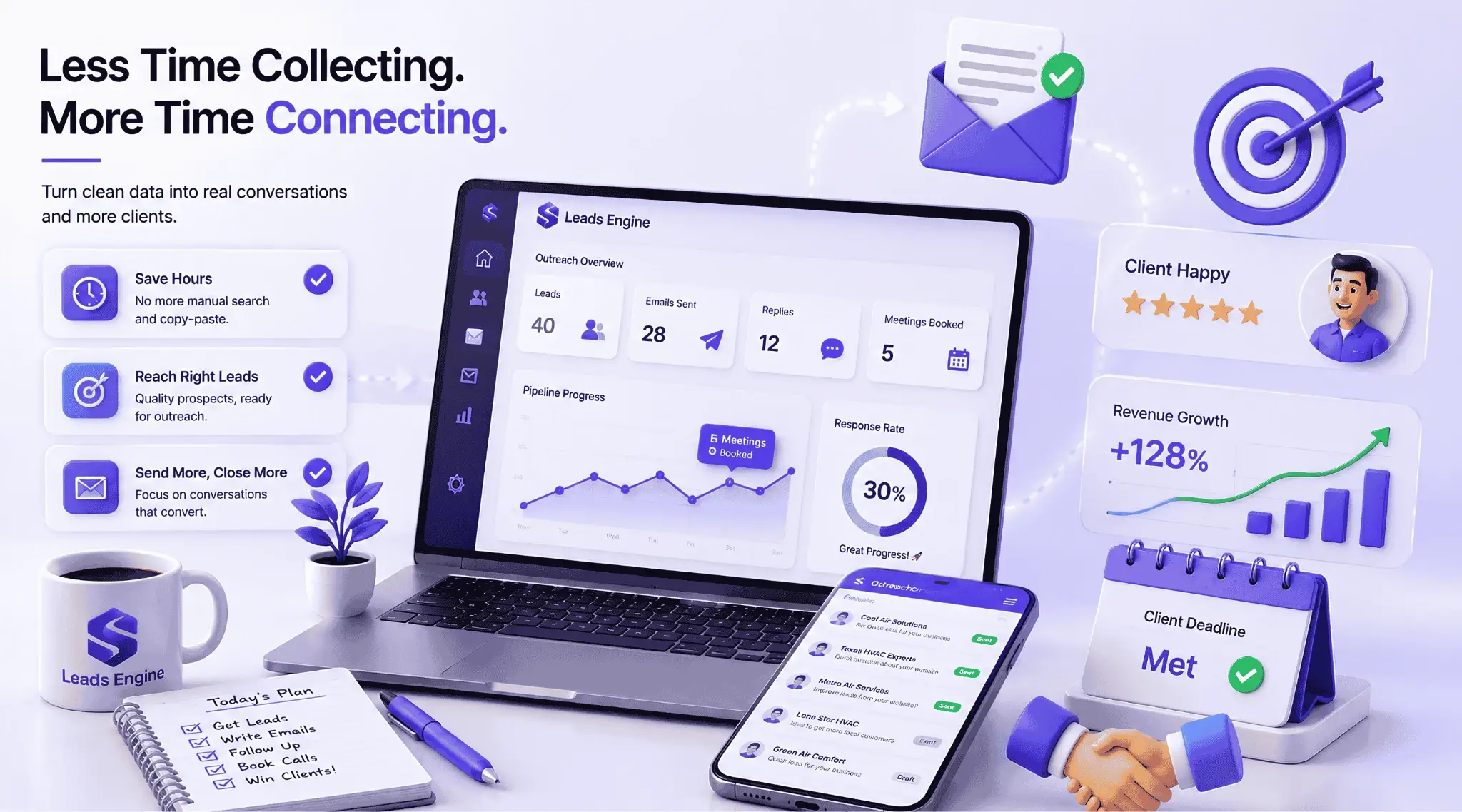 less time collecting, more time connecting