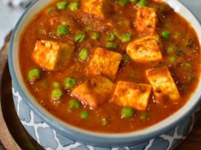 Matar Paneer Half